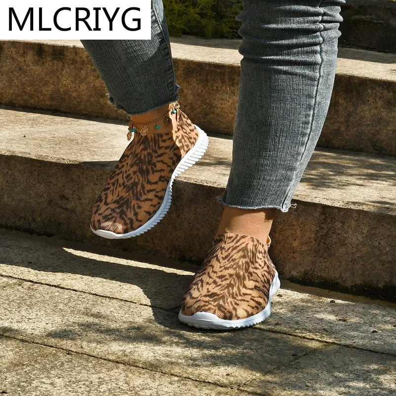 2021 New Fashion Women's Shoes Mesh Breathable Vulcanized Shoes Women's Leopard Print Sneakers Spring Comfortable Casual Shoes 
2021 New Fashion Women's Shoes Mesh Breathable Vulcanized Shoes Women's Leopard Print Sneakers Spring Comfortable Casual Shoes