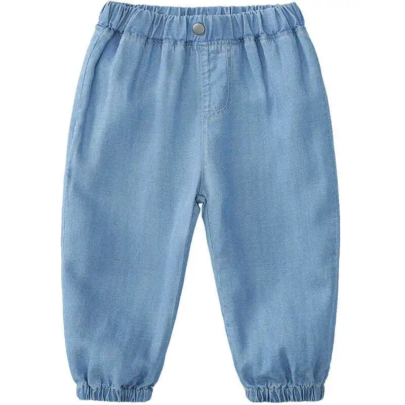 New Summer Kids Solid Silk Denim Trousers Jogger Pants Toddler Boy Girl Baby Thin Casual Loose Jeans Spring Fall Infant Clothing
New Summer Kids Solid Silk Denim Trousers Jogger Pants Toddler Boy Girl Baby Thin Casual Loose Jeans Spring Fall Infant Clothing