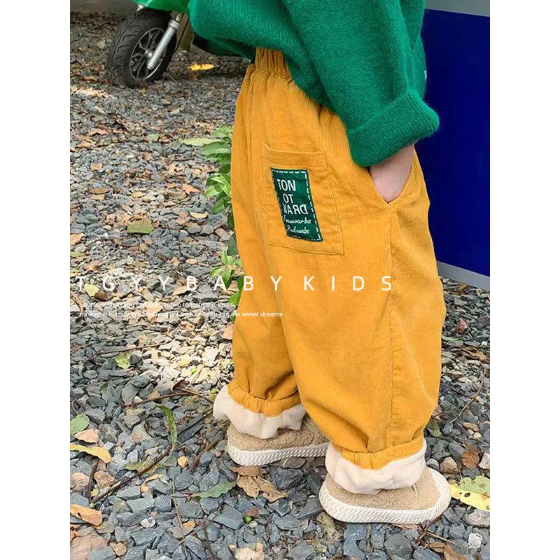 Брюки вельветовые для мальчиков и девочек, повседневные кашемировые штаны с эластичным поясом, одежда на осень
Брюки вельветовые для мальчиков и девочек, повседневные кашемировые штаны с эластичным поясом, одежда на осень