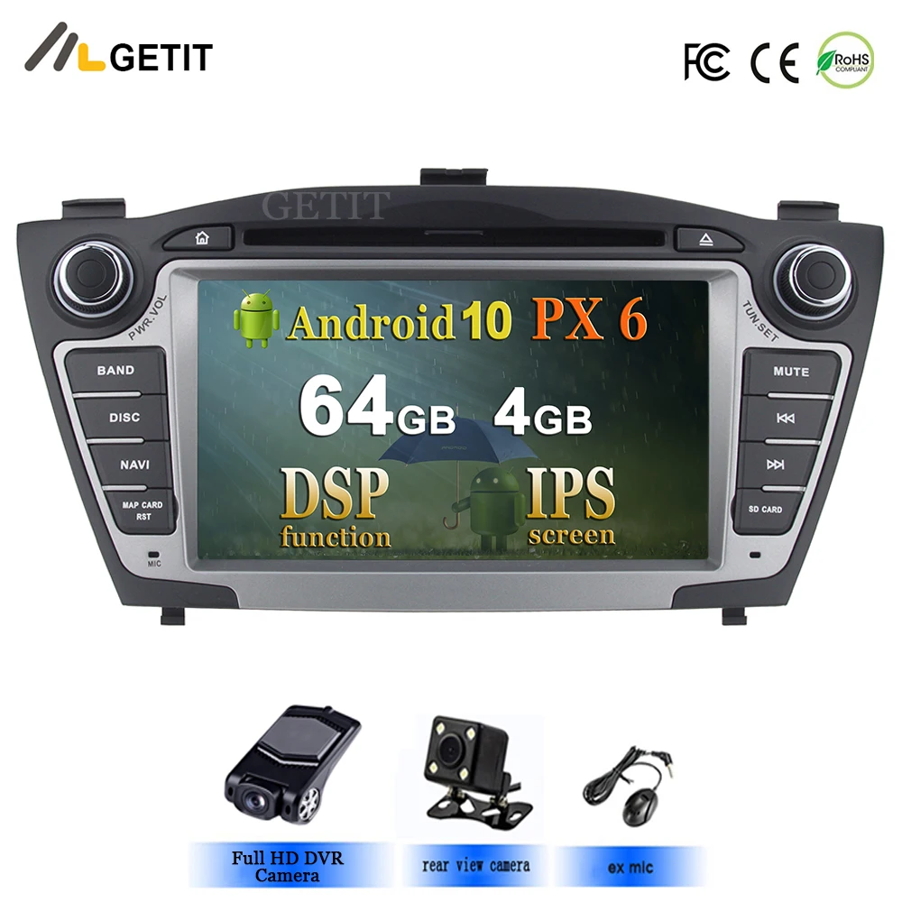 Автомобильный мультимедийный плеер PX6, мультимедийная система на Android 10, с GPS, для Hyundai/IX35/TUCSON, 2009-2015, Canbus, автомобильное радио, USB, DVR, DVD-плеер, DSP,...
Автомобильный мультимедийный плеер PX6, мультимедийная система на Android 10, с GPS, для Hyundai/IX35/TUCSON, 2009-2015, Canbus, автомобильное радио, USB, DVR, DVD-плеер, DSP,...