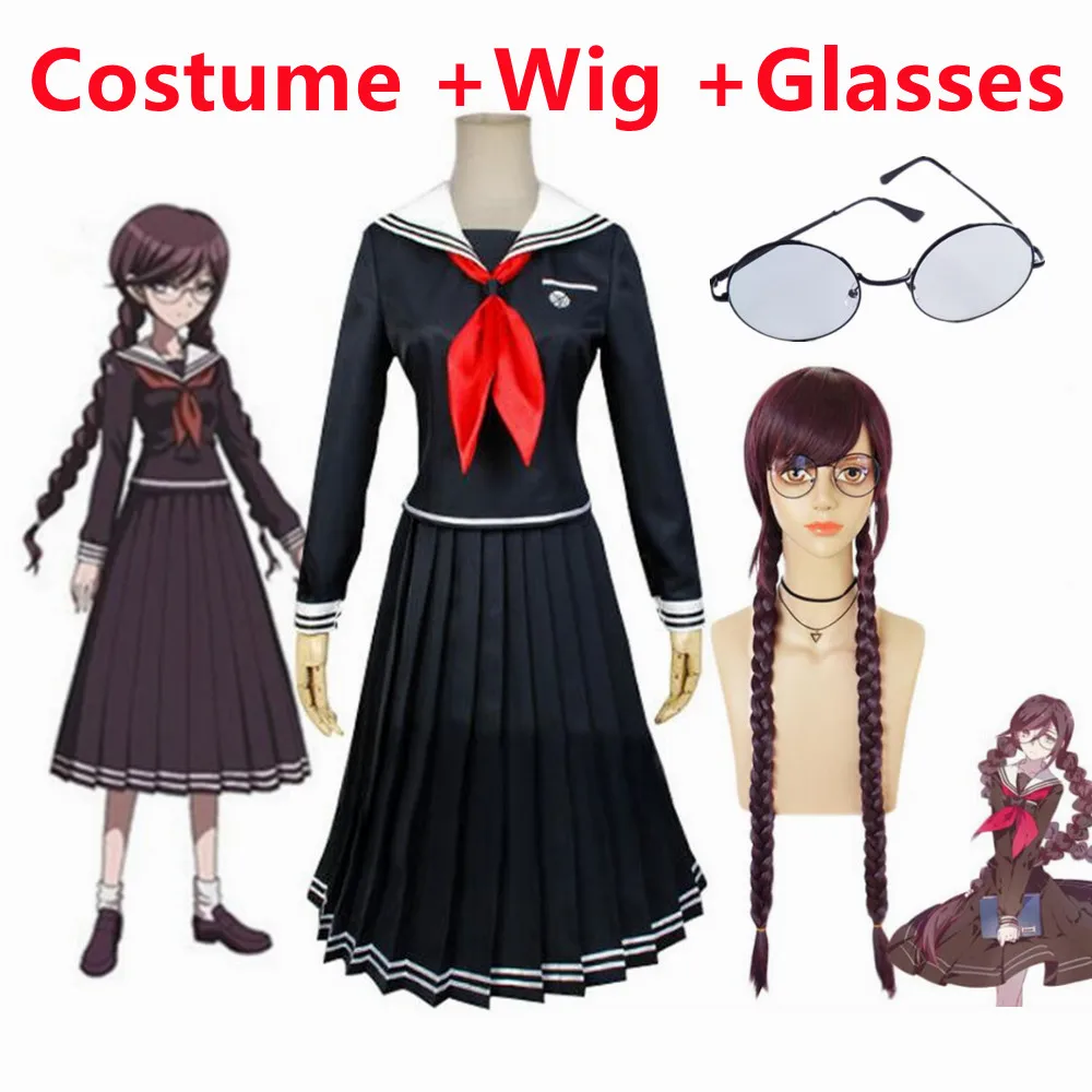 Anime Danganronpa Toko Fukawa Cosplay Costume School Uniform Woman Dresses Full Set
Anime Danganronpa Toko Fukawa Cosplay Costume School Uniform Woman Dresses Full Set