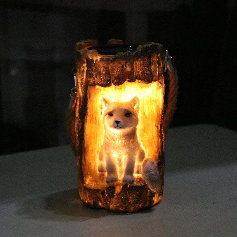 Solar Garden Light LED Resin Animal Statue Decorative Hanging Lantern Landscape Night Light with Handle for Outdoor STSF666
Solar Garden Light LED Resin Animal Statue Decorative Hanging Lantern Landscape Night Light with Handle for Outdoor STSF666