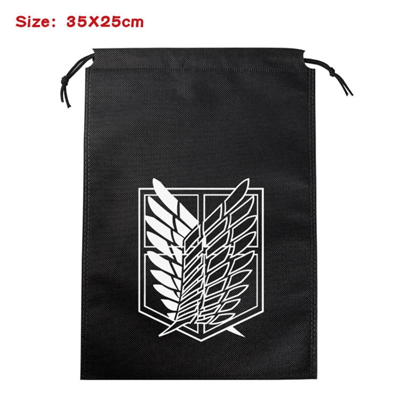 Attack On Titan Cosplay Drawstring Bag Drawstring Storage Bag Drawstring Pocket Anime Adult Backpack COS Props Halloween
Attack On Titan Cosplay Drawstring Bag Drawstring Storage Bag Drawstring Pocket Anime Adult Backpack COS Props Halloween