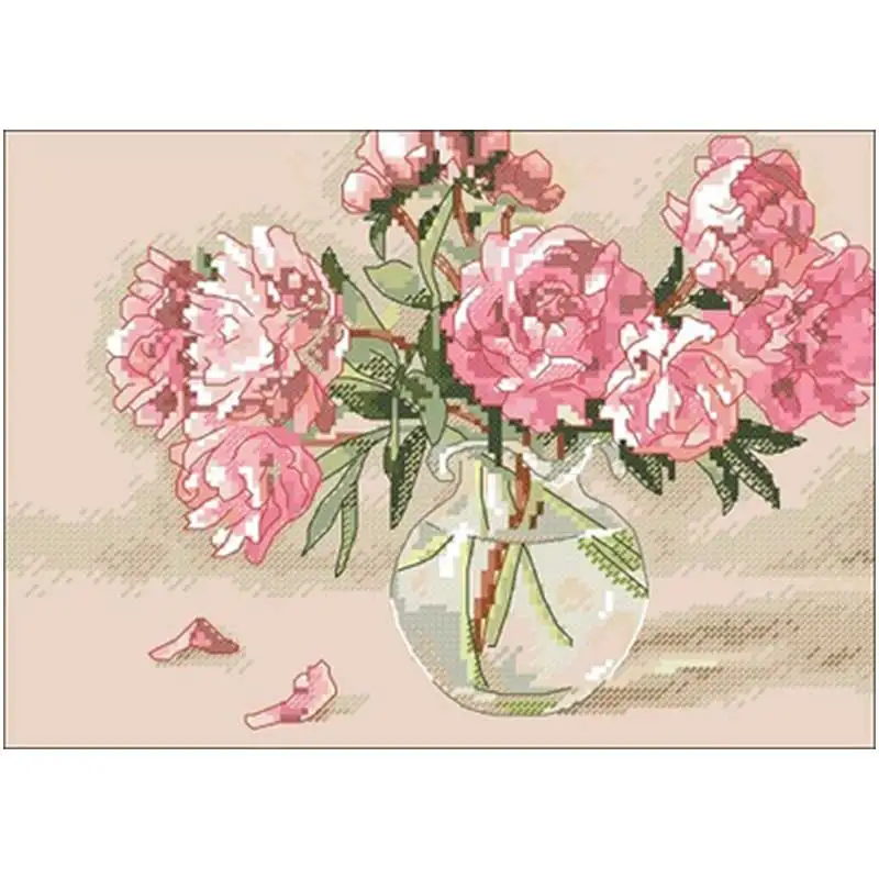 Peony water bottle patterns Counted Cross Stitch 11CT 14CT DIY wholesale Chinese Cross Stitch Kits Embroidery Needlework Sets
Peony water bottle patterns Counted Cross Stitch 11CT 14CT DIY wholesale Chinese Cross Stitch Kits Embroidery Needlework Sets
