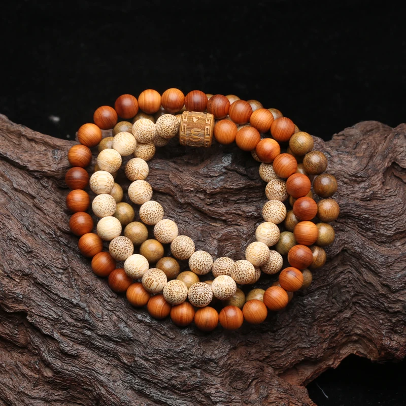 99 Beads SandalWood 8mm MALA Wooden Bracelet – Wooden Meditation Necklace, Bamboo Male And Female Prayer Beads
99 Beads SandalWood 8mm MALA Wooden Bracelet – Wooden Meditation Necklace, Bamboo Male And Female Prayer Beads