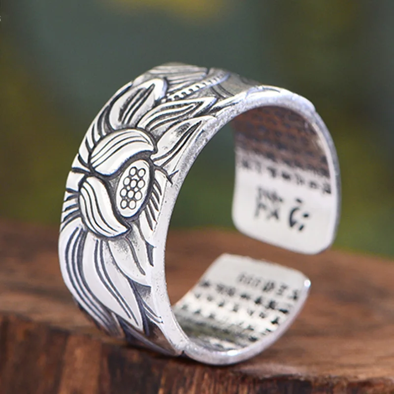Vintage Lotus Flower Punk Ring Open Adjustable Free Flowers Rings for Women Opening Wedding Party Jewelry Accessories Wholesale
Vintage Lotus Flower Punk Ring Open Adjustable Free Flowers Rings for Women Opening Wedding Party Jewelry Accessories Wholesale