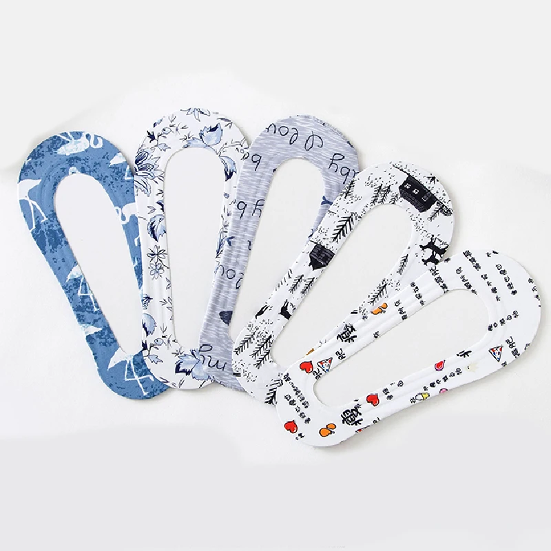 Silicone Anti-skid Socks Silk Invisible Socks Printed in Summer Boat Non Slip Short Socks Female Cartoon Women No Show Low Socks 
Silicone Anti-skid Socks Silk Invisible Socks Printed in Summer Boat Non Slip Short Socks Female Cartoon Women No Show Low Socks
