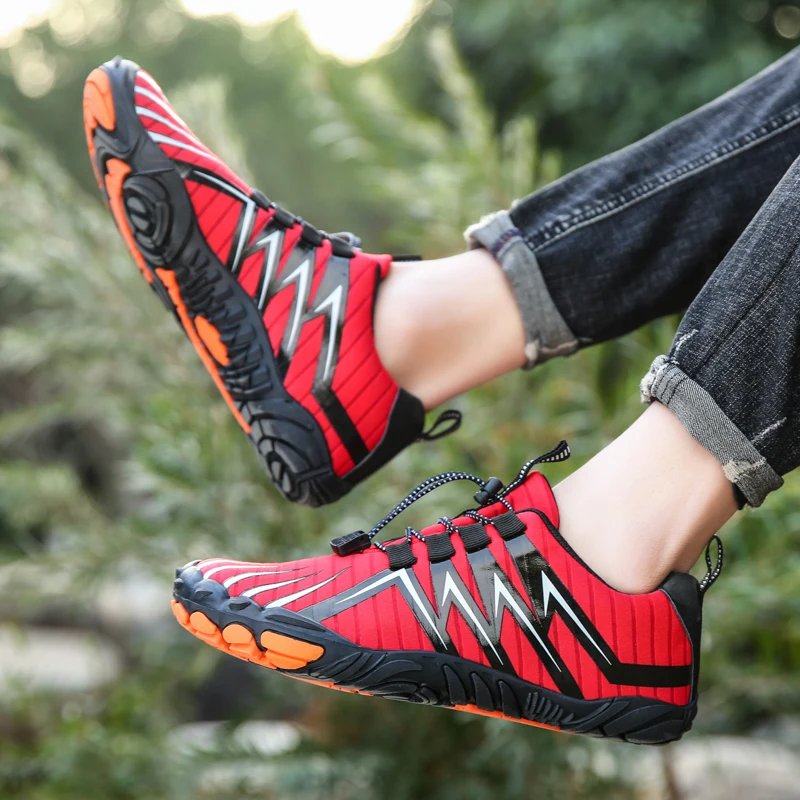 Summer Breathable Men's Indoor Sports Fitness Running Shoes Non-slip Outdoor Fishing Swimming Wading River Five-finger Shoes
Summer Breathable Men's Indoor Sports Fitness Running Shoes Non-slip Outdoor Fishing Swimming Wading River Five-finger Shoes