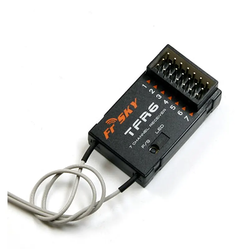 FrSky TFR6 7CH FASST Compatible Receiver For RC Control Driving Flight Airplane Helicopters Car
FrSky TFR6 7CH FASST Compatible Receiver For RC Control Driving Flight Airplane Helicopters Car