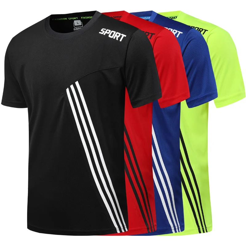 Men Running Shirts Short sleeve tracksuit Quick dry tshirt Sports fitness workout Gym Jogging sport suit
Men Running Shirts Short sleeve tracksuit Quick dry tshirt Sports fitness workout Gym Jogging sport suit