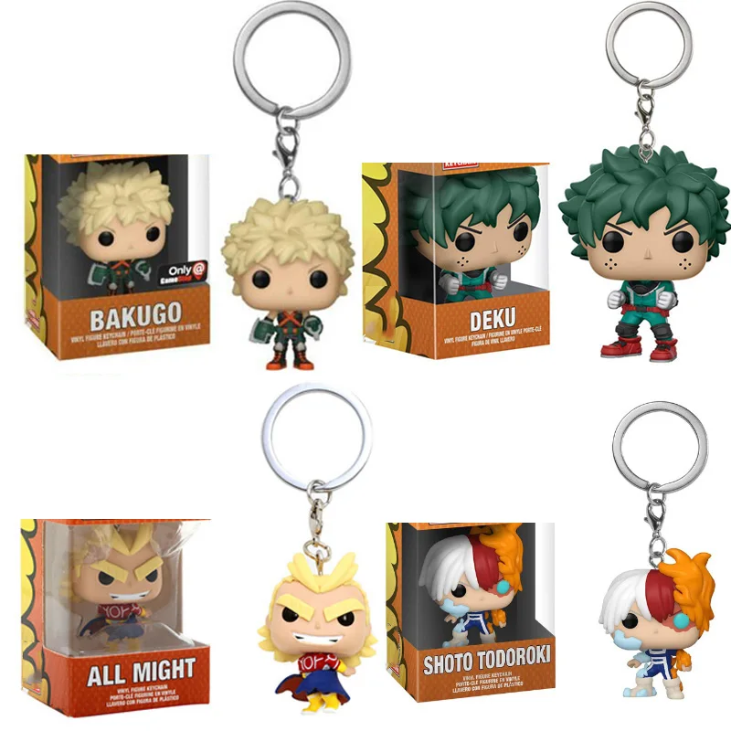 FUNKO MY HERO Академия и DEKU Bakugo Карманный Брелок виниловая экшн фигурка Коллекционная