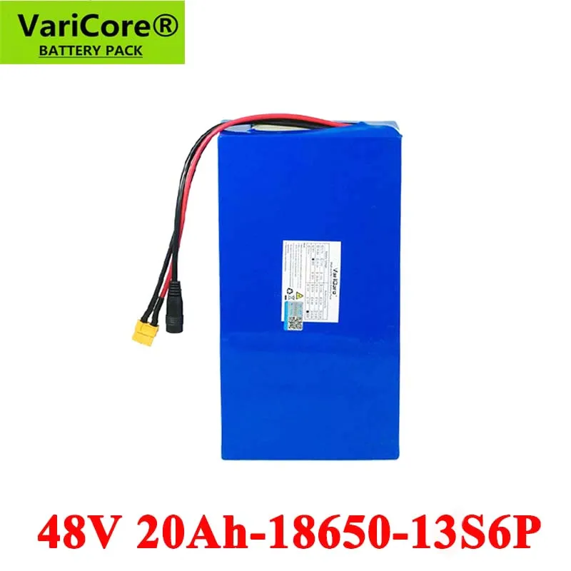 VariCore 48V 20AH Electric Bike Battery 48V 13S 18650 Lithium Battery with 20A BMS 500W 1000W for Bicycle replacement Device
VariCore 48V 20AH Electric Bike Battery 48V 13S 18650 Lithium Battery with 20A BMS 500W 1000W for Bicycle replacement Device