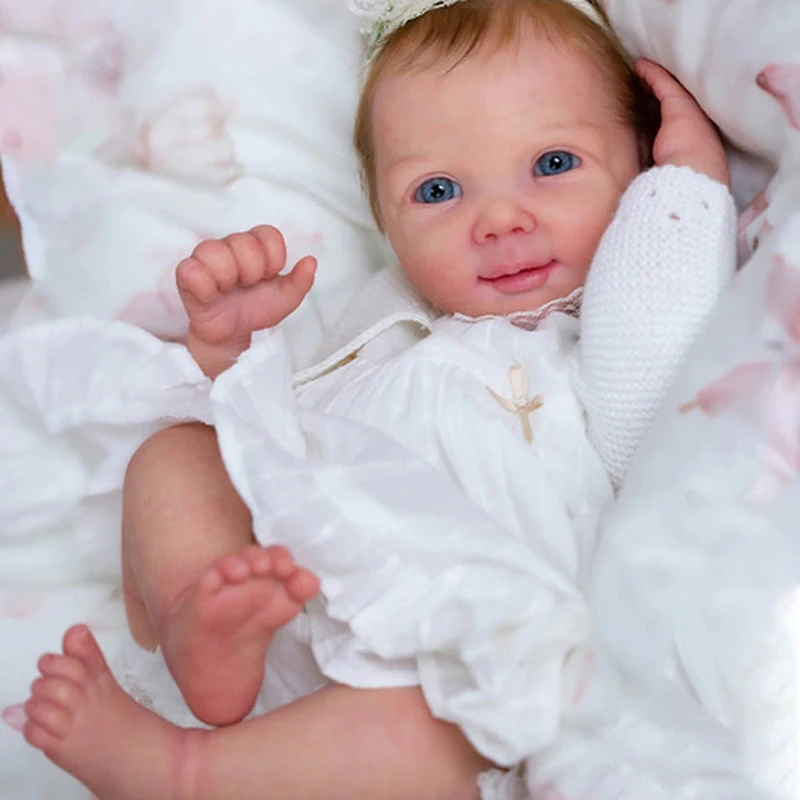 21inch Unfinished Reborn Doll Kit Sweet Face Fresh Color Soft Vinyl Doll Kit Parts
21inch Unfinished Reborn Doll Kit Sweet Face Fresh Color Soft Vinyl Doll Kit Parts