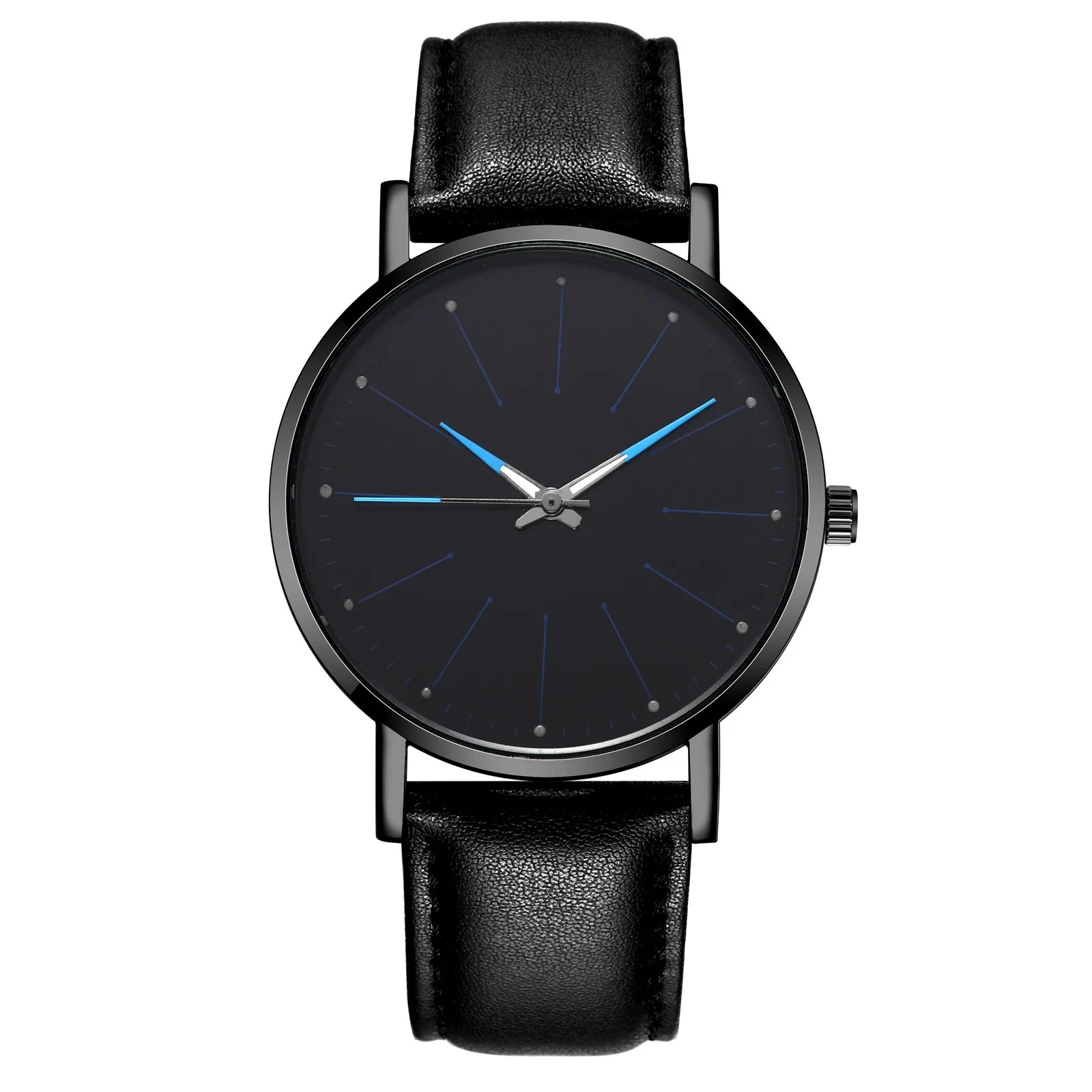 Quartz Watch Alloy Round Dial Leather Strap Watch for Men 2021 Trend Sleek Minimalist Fashion Wristwatch Gift Relogio Masculino
Quartz Watch Alloy Round Dial Leather Strap Watch for Men 2021 Trend Sleek Minimalist Fashion Wristwatch Gift Relogio Masculino