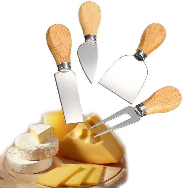 Wholesale 4 PCS*200set=800pcs/lot Travel Cheese Knives Set Cheese Knife Shaver,fork And Spreader Wooden Handle Wholesale
Wholesale 4 PCS*200set=800pcs/lot Travel Cheese Knives Set Cheese Knife Shaver,fork And Spreader Wooden Handle Wholesale