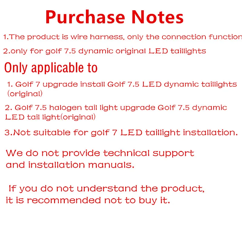 Car LED Flowing water Dynamic Sequential taillight cable wiring Harness adapter For MQB Golf 7 MK7 upgrade To Golf 7.5
Car LED Flowing water Dynamic Sequential taillight cable wiring Harness adapter For MQB Golf 7 MK7 upgrade To Golf 7.5