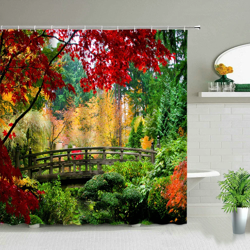 Spring Scenery Garden Wall Decoration Hanging Curtains Natural Landscape Floral Plant Bathroom Decor Shower Curtain Waterproof
Spring Scenery Garden Wall Decoration Hanging Curtains Natural Landscape Floral Plant Bathroom Decor Shower Curtain Waterproof