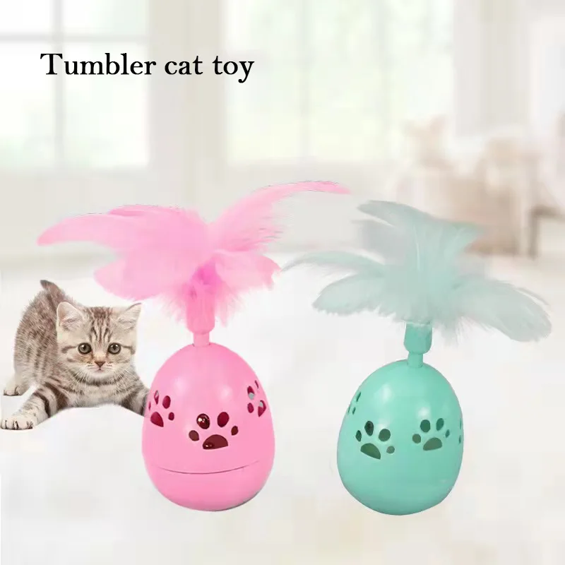 

1pc New Arrival Durable Pet Cat Toys Mimi Favorite Fur Mouse Tumbler Kitten Cat Toys Plastic Play Balls for Catch Cats Supplies