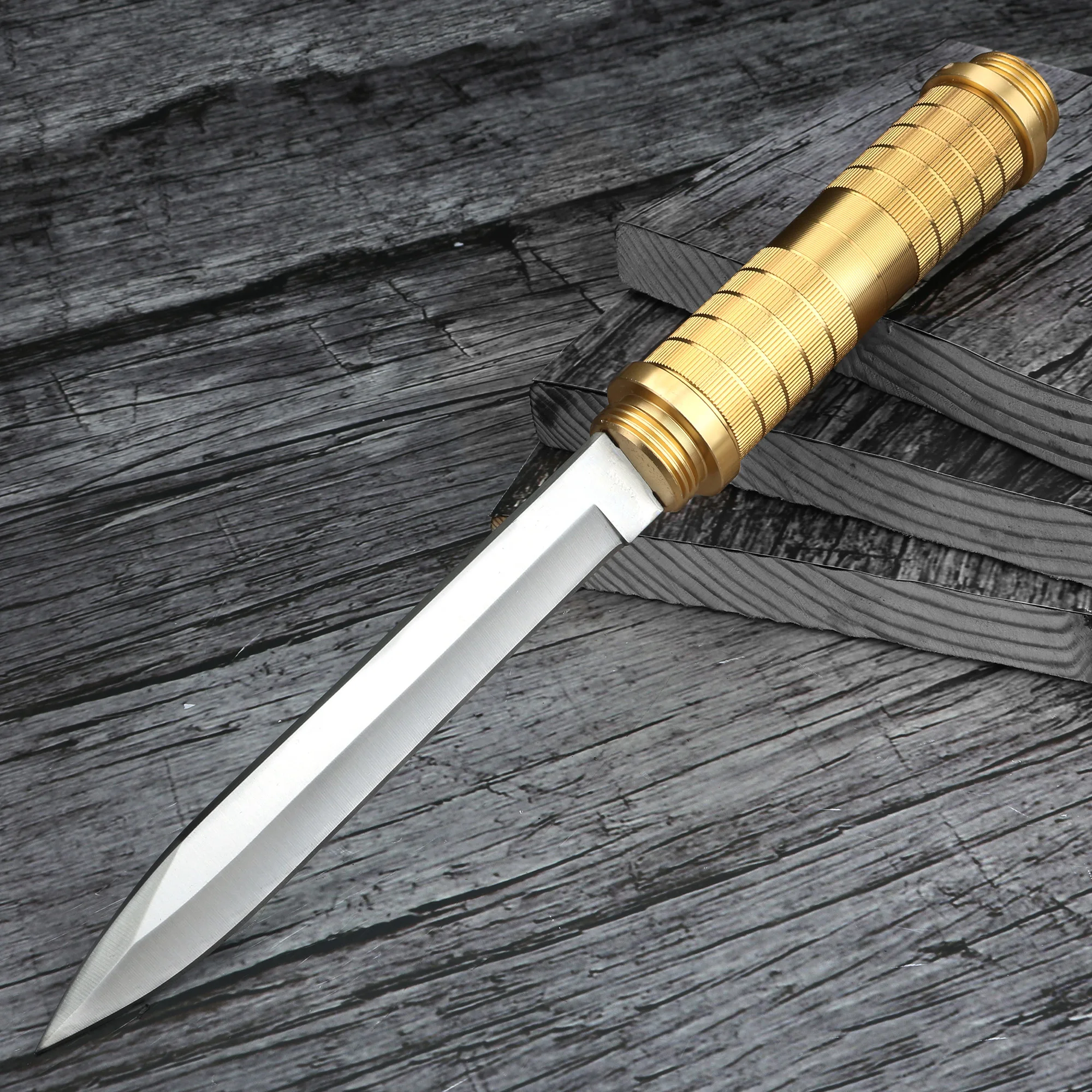 Portable Stainless Steel Sheath Camping Handmade Knife Outdoor Survival Fixed-blade Knife Field Self-defense Hunting Knife
Portable Stainless Steel Sheath Camping Handmade Knife Outdoor Survival Fixed-blade Knife Field Self-defense Hunting Knife