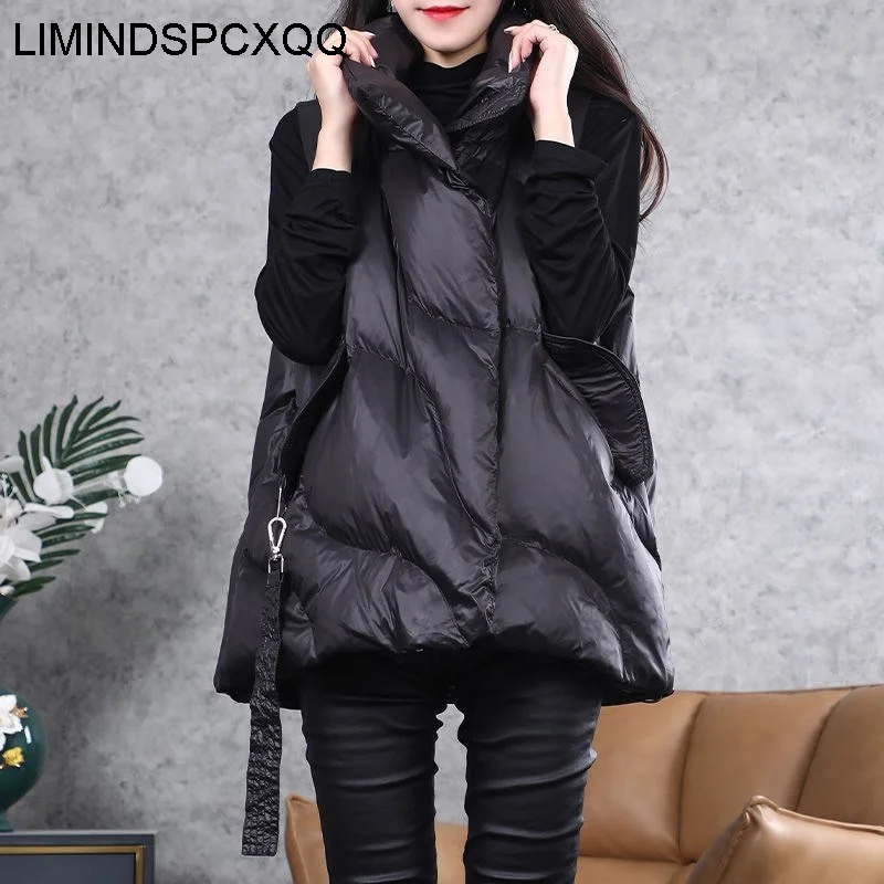 LIMINDSPCXQQ Korean Black Down Jackets 2022 Womens Padded Loose Coats Ladies Harajuku Warm Parkas Zipper Pocket Winter Clothing
LIMINDSPCXQQ Korean Black Down Jackets 2022 Womens Padded Loose Coats Ladies Harajuku Warm Parkas Zipper Pocket Winter Clothing