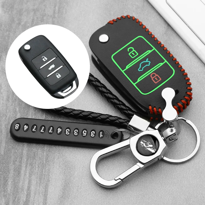 Car Key Case Real Leather Flip Remote Fob Shell Cover Keychain Keys Bag for Changan CS75 EADO CS35 RAETON CS15 V3 V5 V7
Car Key Case Real Leather Flip Remote Fob Shell Cover Keychain Keys Bag for Changan CS75 EADO CS35 RAETON CS15 V3 V5 V7