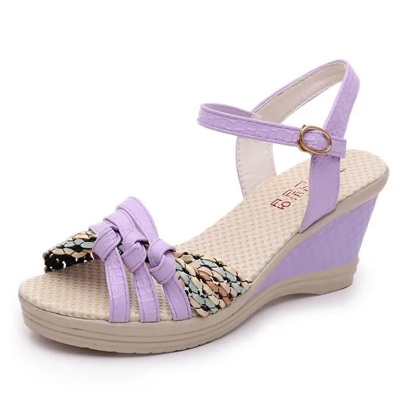 2021 Ladies Sandals Summer Women's Shoes Korean Style Wedge Women Sandals High Heels Flat Open Toe Platform Sandals for Women
2021 Ladies Sandals Summer Women's Shoes Korean Style Wedge Women Sandals High Heels Flat Open Toe Platform Sandals for Women