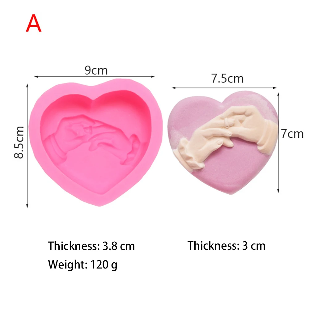 1PCS Food Grade Silicone Baking Mold Heart-shaped DIY Sugar Chocolate Silicone Mold 3D Kitchen Baking Cake Kitchen Accessories
1PCS Food Grade Silicone Baking Mold Heart-shaped DIY Sugar Chocolate Silicone Mold 3D Kitchen Baking Cake Kitchen Accessories