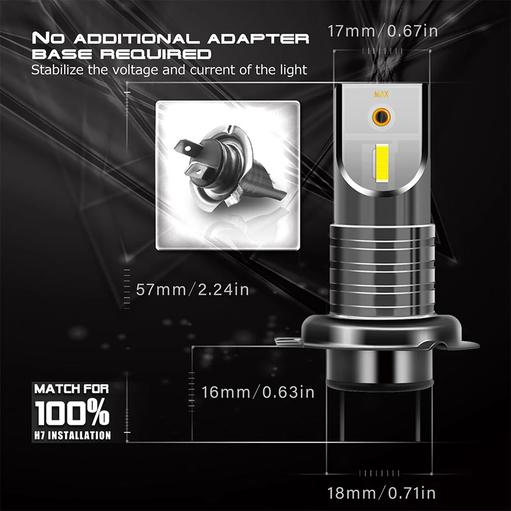 2x H7 110W Car Lights Car CREE 5050 CSP LED Headlight Kit Canbus Error Free Lamp 30000LM 6000K Car Accessories
2x H7 110W Car Lights Car CREE 5050 CSP LED Headlight Kit Canbus Error Free Lamp 30000LM 6000K Car Accessories