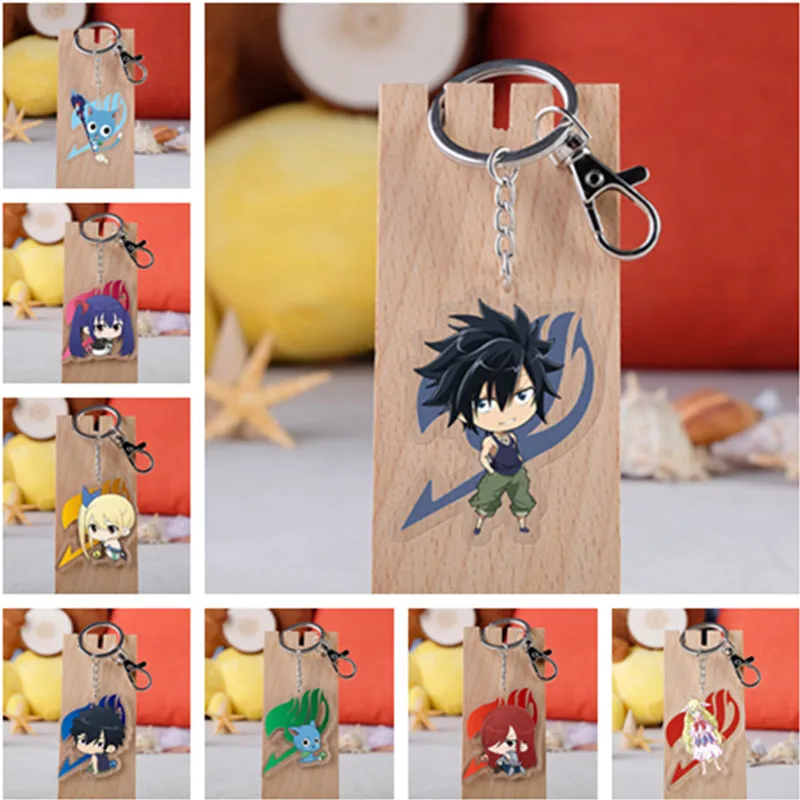 FAIRY TAIL Keychain Double Sided Acrylic Key Chain Pendant Anime Accessories Cartoon Key Ring
FAIRY TAIL Keychain Double Sided Acrylic Key Chain Pendant Anime Accessories Cartoon Key Ring