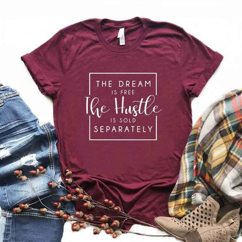 Женская хлопковая Футболка The dream is free, забавная хипстерская футболка, подарок для молодых девушек, 6 цветов, R308
Женская хлопковая Футболка The dream is free, забавная хипстерская футболка, подарок для молодых девушек, 6 цветов, R308