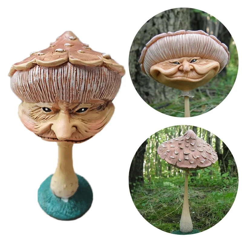 Creative Funny Mushroom Face Ornaments Statue Outdoor Garden Decoration Yard Lawn Resin Crafts Art Decor Ornament
Creative Funny Mushroom Face Ornaments Statue Outdoor Garden Decoration Yard Lawn Resin Crafts Art Decor Ornament