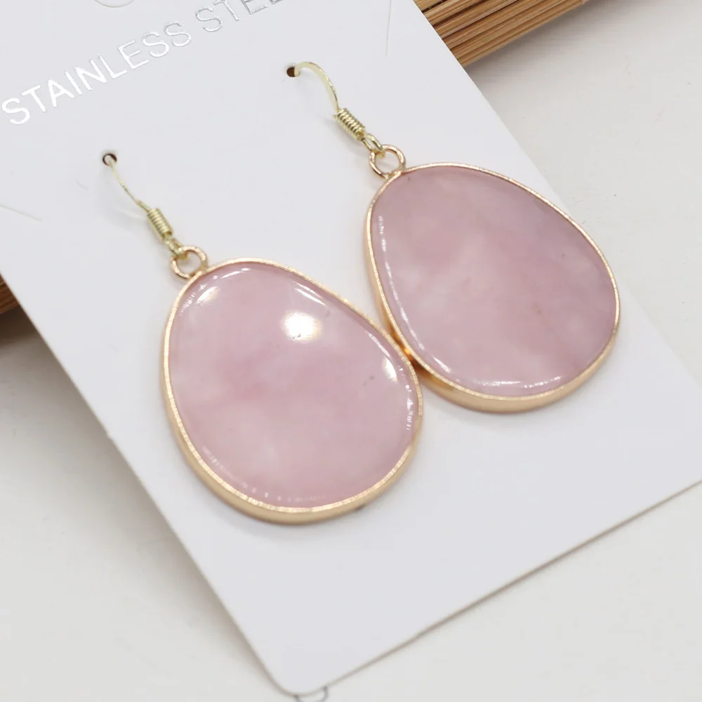 2021 New RetroNatural Stone Earrings for Women Rose Quartzs Exquisite Drop Earring Elegant Dangle Earrings Jewelry Dropship Gift
2021 New RetroNatural Stone Earrings for Women Rose Quartzs Exquisite Drop Earring Elegant Dangle Earrings Jewelry Dropship Gift