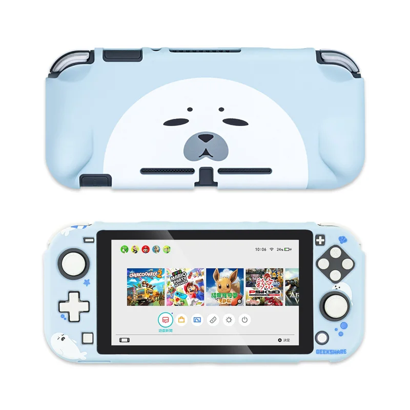 Q Cute Animal Switch Lite Case PC Hard Cover Shock-resistant Protective Shell NS Lite Game Console Box For Nintendo Accessories
Q Cute Animal Switch Lite Case PC Hard Cover Shock-resistant Protective Shell NS Lite Game Console Box For Nintendo Accessories