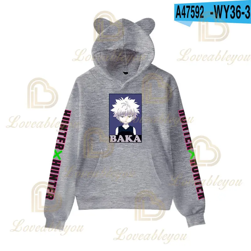 Kawaii Hoodies Men Women Long Sleeve Sweatshirt Killua Zoldyck Anime Manga Hoodies Bluzy Tops Female Clothes
Kawaii Hoodies Men Women Long Sleeve Sweatshirt Killua Zoldyck Anime Manga Hoodies Bluzy Tops Female Clothes