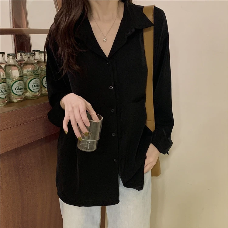 Early Autumn Salt Blue Chiffon Shirt Women's Design Sense Non-mainstream Outdoor All-Matching Chic Clavicle Top Scheming
Early Autumn Salt Blue Chiffon Shirt Women's Design Sense Non-mainstream Outdoor All-Matching Chic Clavicle Top Scheming