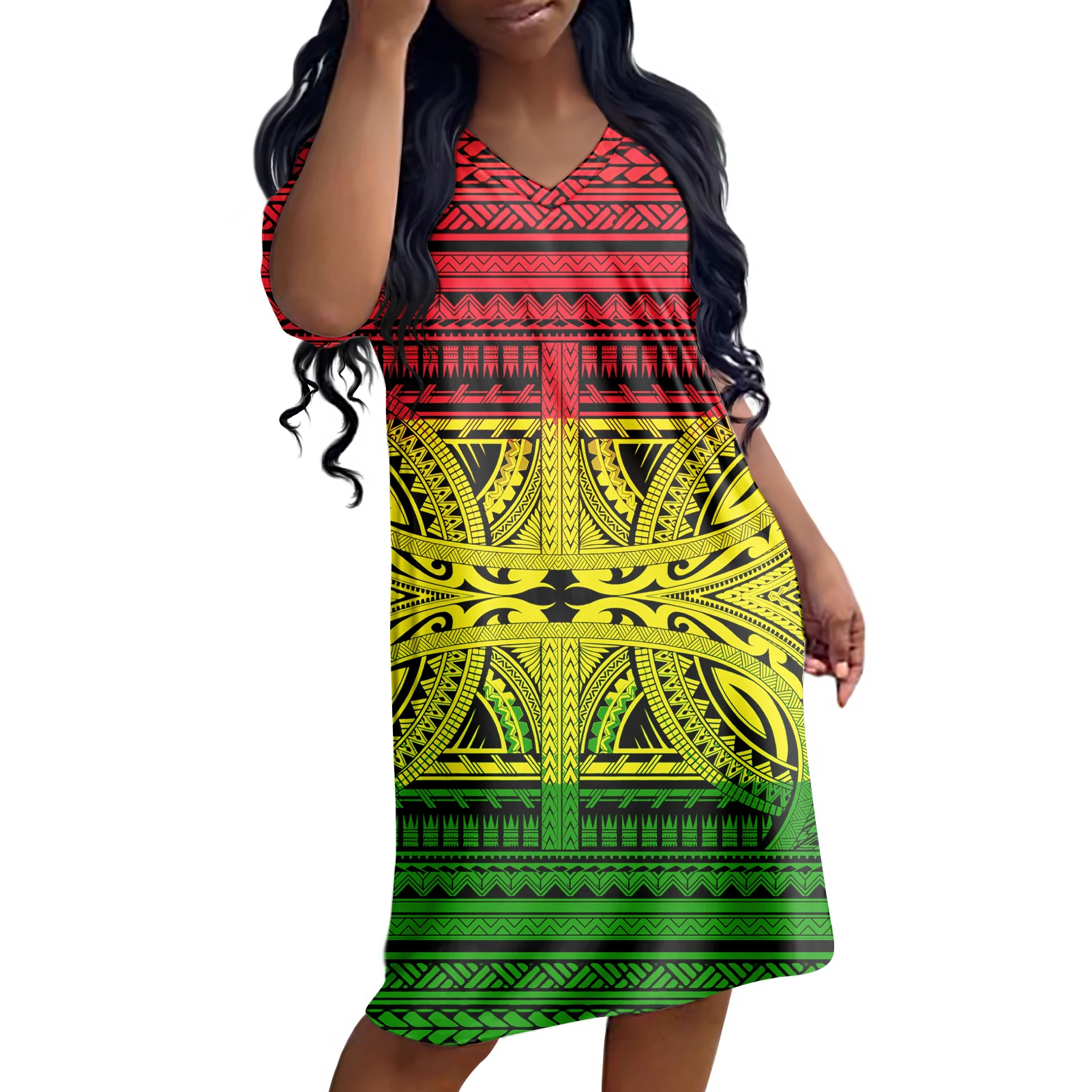 Summer NEW Loose Ladies Sexy Summer Dress Polynesian Tribe Gradient Dress Printed Lotus Strapless Long Dress Print On Demand
Summer NEW Loose Ladies Sexy Summer Dress Polynesian Tribe Gradient Dress Printed Lotus Strapless Long Dress Print On Demand