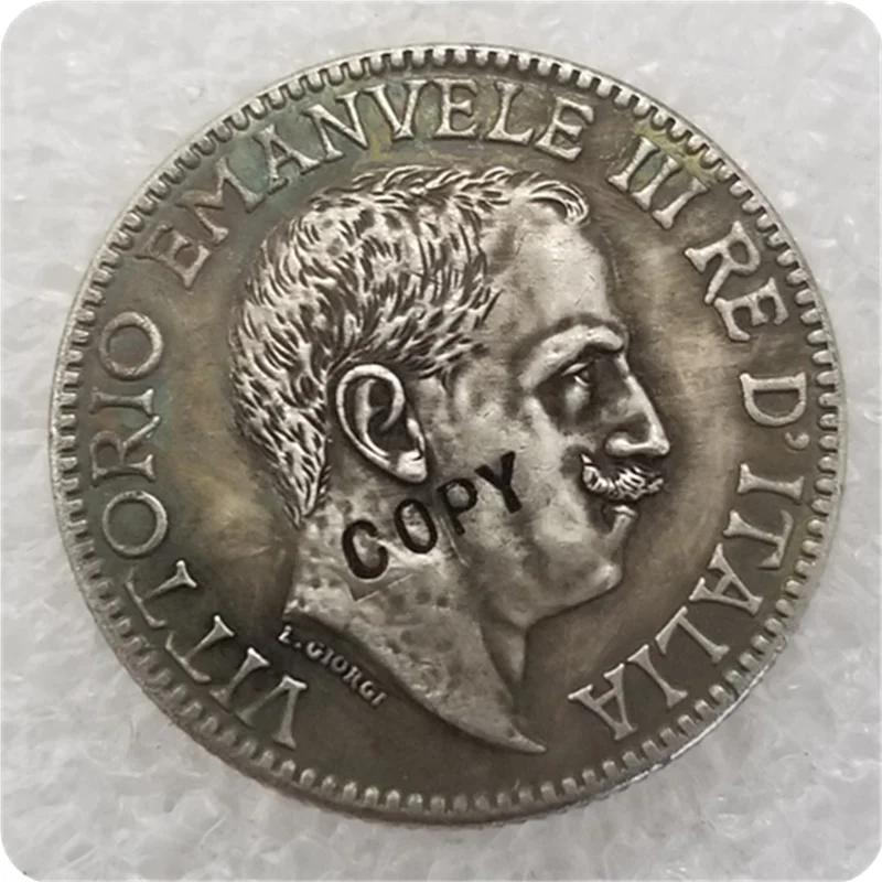 Копировальная монета 1/2 Rupia Vittorio Emanuele III итальянский Сомалиленд (Somalia)