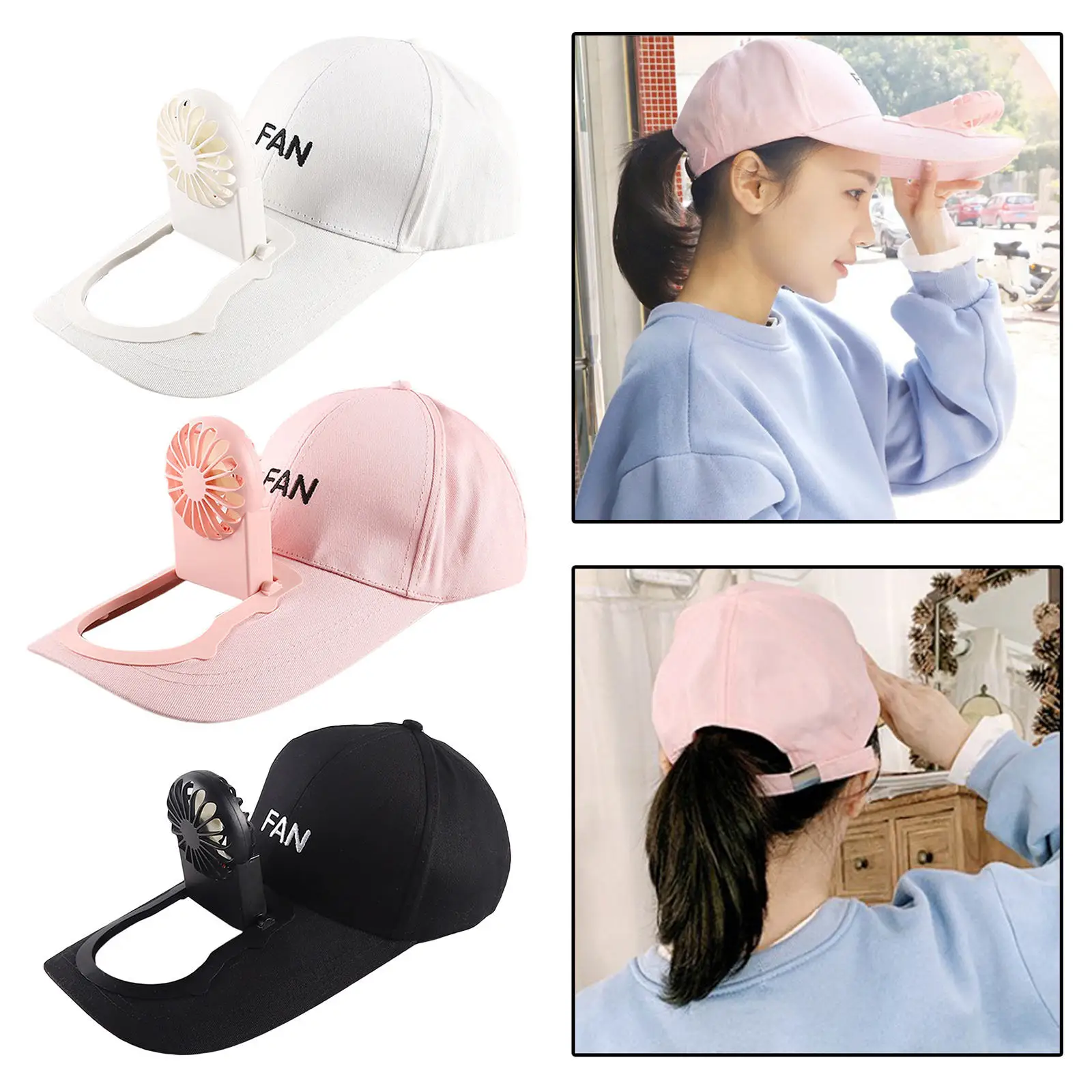Unisex USB Charging Fan Baseball Summer Golf Hat Outdoor Travel Casual Beach Sun Hat Peaked /Panel on The Front Hat
Unisex USB Charging Fan Baseball Summer Golf Hat Outdoor Travel Casual Beach Sun Hat Peaked /Panel on The Front Hat