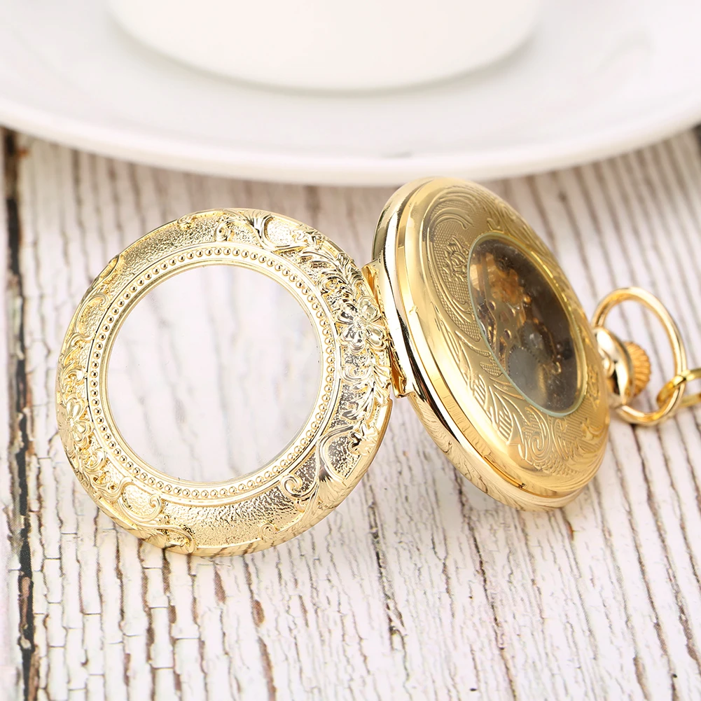 Retro Hollow Out Mechanical Pocket Watch Glass Face Alloy Case Pocket Watches Gold Pendant Chain Watch Gift To Men Women
Retro Hollow Out Mechanical Pocket Watch Glass Face Alloy Case Pocket Watches Gold Pendant Chain Watch Gift To Men Women