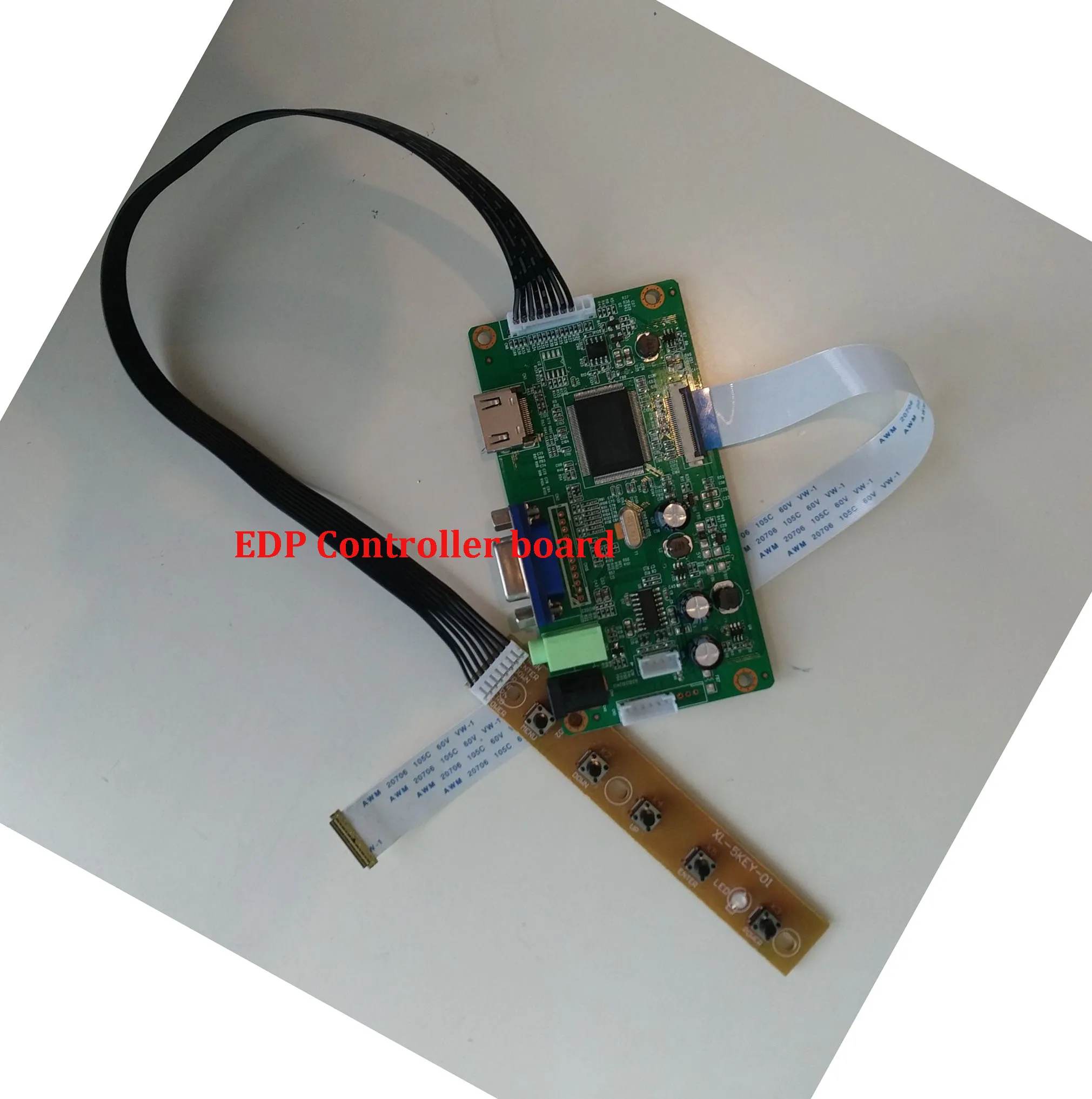 Комплект EDP для B156XTT01.1 1366X768 панель дисплея кабель экран VGA плата контроллера 15 6