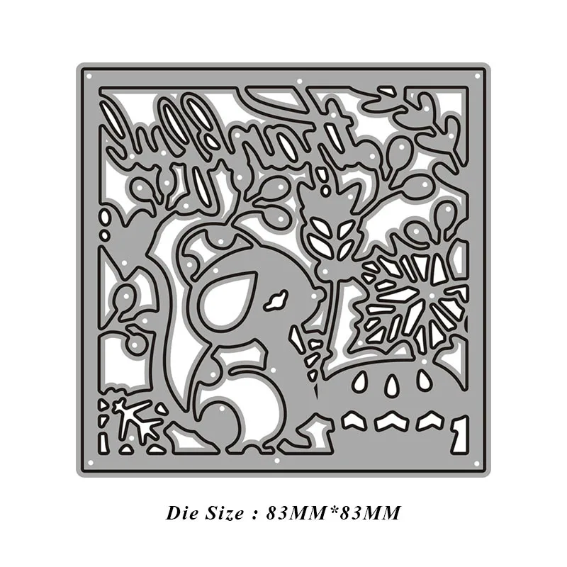 Mouse Square Metal Cutting Dies Scrapbooking Photo Album DIY Stencil Embossing Craft Template Blade Punch Knife Mould Decorative
Mouse Square Metal Cutting Dies Scrapbooking Photo Album DIY Stencil Embossing Craft Template Blade Punch Knife Mould Decorative