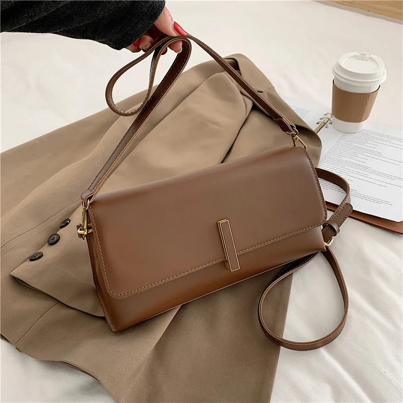 Модные простые сумки через плечо для женщин, однотонные женские сумки через плечо из высококачественной искусственной кожи с уникальным ди... 
Модные простые сумки через плечо для женщин, однотонные женские сумки через плечо из высококачественной искусственной кожи с уникальным ди...