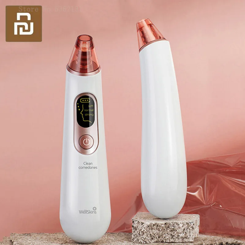 Youpin Wellskins Electric Blackhead Cleaner Deep Pore Cleanser Acne Pimple Removal Vacuum Suction Facial SPA Facial Care Tools
Youpin Wellskins Electric Blackhead Cleaner Deep Pore Cleanser Acne Pimple Removal Vacuum Suction Facial SPA Facial Care Tools