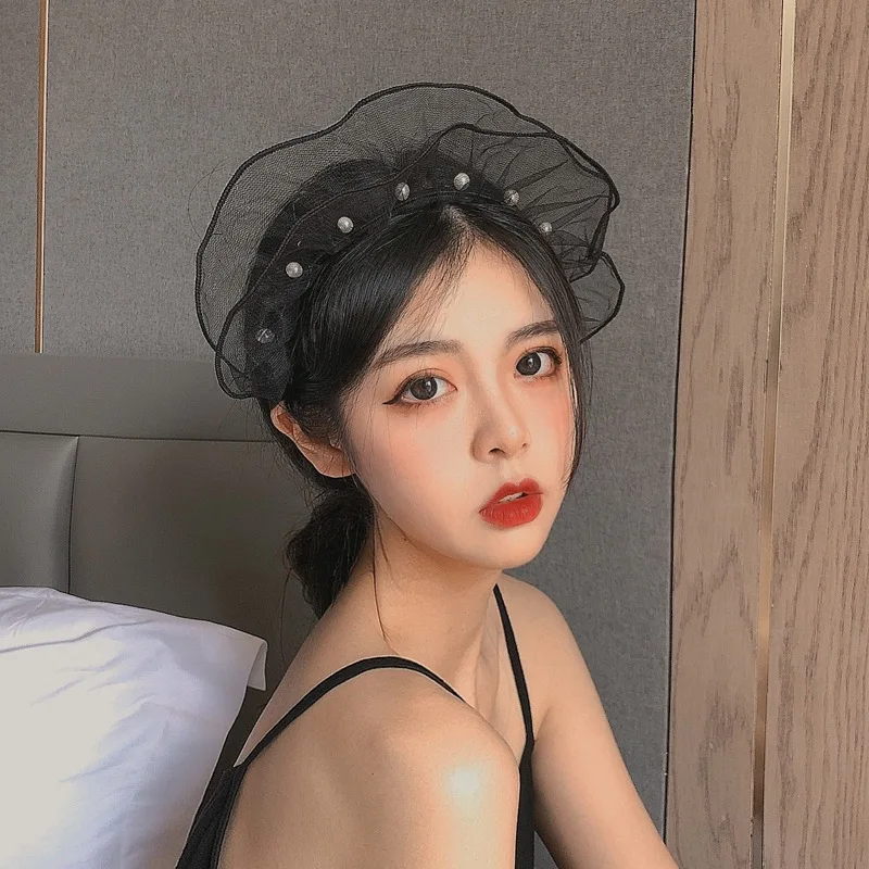 2020 Fashion Solid Color Gauze Pearl Bohemia Hairband Hairpin Headwear Girls Woman Oversized Headband Bezel Hair Accessories
2020 Fashion Solid Color Gauze Pearl Bohemia Hairband Hairpin Headwear Girls Woman Oversized Headband Bezel Hair Accessories