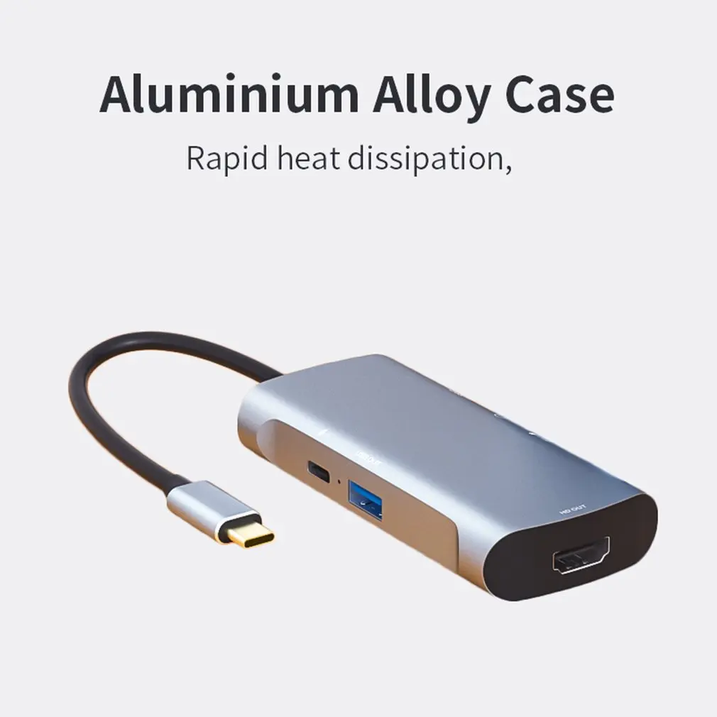 Six-in-one Type C To HDMI-compatible Docking Station Audio Video Capture Device Capture Card For Windows Linux MacOS
Six-in-one Type C To HDMI-compatible Docking Station Audio Video Capture Device Capture Card For Windows Linux MacOS
