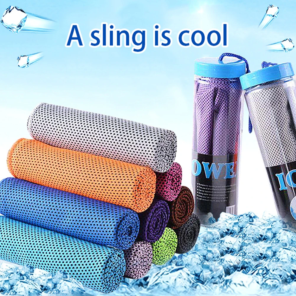 Sport Cooling Towel Microfiber Instant Cool Ice Face Towels for Gym Swimming Yoga Running 30X100Cm Quick-Dry Sweat Towels 2021
Sport Cooling Towel Microfiber Instant Cool Ice Face Towels for Gym Swimming Yoga Running 30X100Cm Quick-Dry Sweat Towels 2021