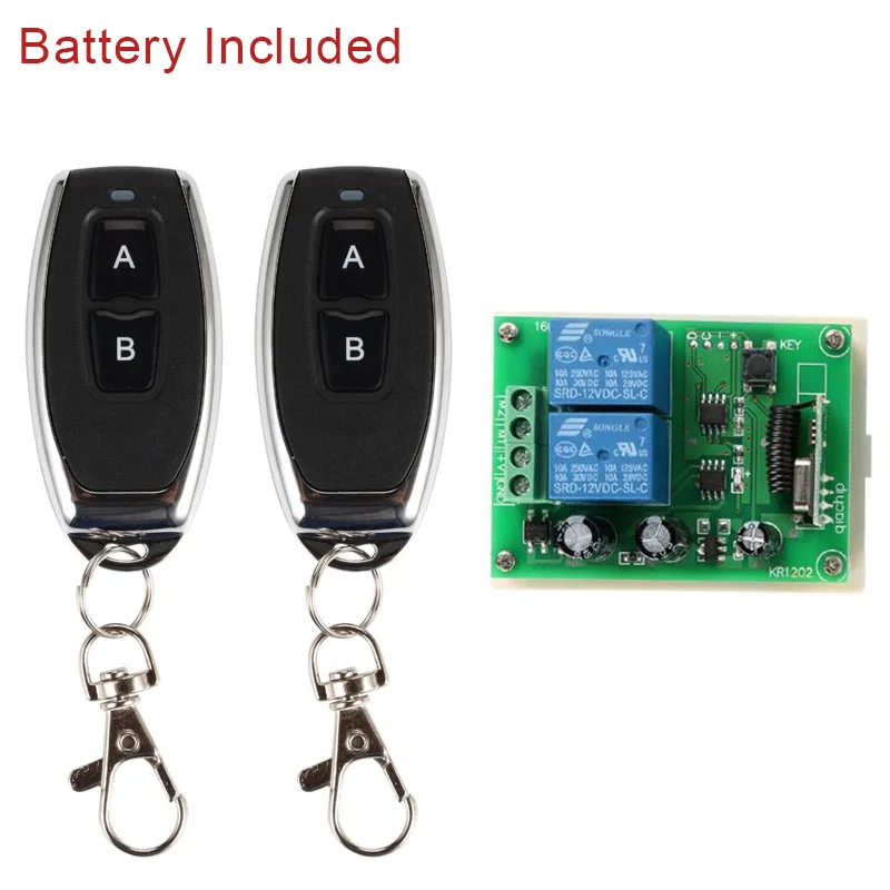 Универсальный беспроводной пульт дистанционного управления QIACHIP 433 МГц 12 В