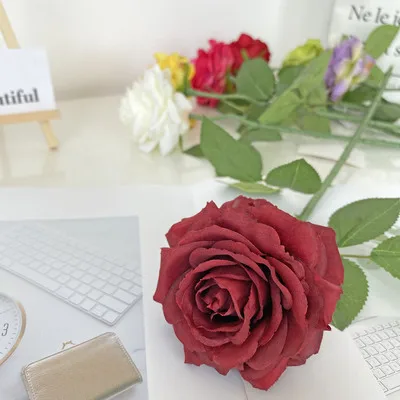 10pcs/lot Silk Roses Artificial Flowers Fake Flower Bouquet Rose Artificielle For Wedding Home Garden Decor Valentine's Day Gift
10pcs/lot Silk Roses Artificial Flowers Fake Flower Bouquet Rose Artificielle For Wedding Home Garden Decor Valentine's Day Gift