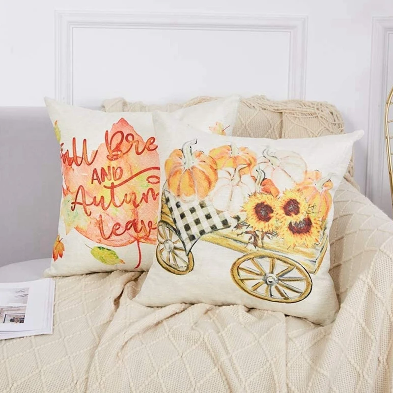 Fall Harvest Throw Pillow Cover Maple Leaves Wreath Farmhouse Autumn Thanksgiving Decorations Decorative Cushion Case
Fall Harvest Throw Pillow Cover Maple Leaves Wreath Farmhouse Autumn Thanksgiving Decorations Decorative Cushion Case
