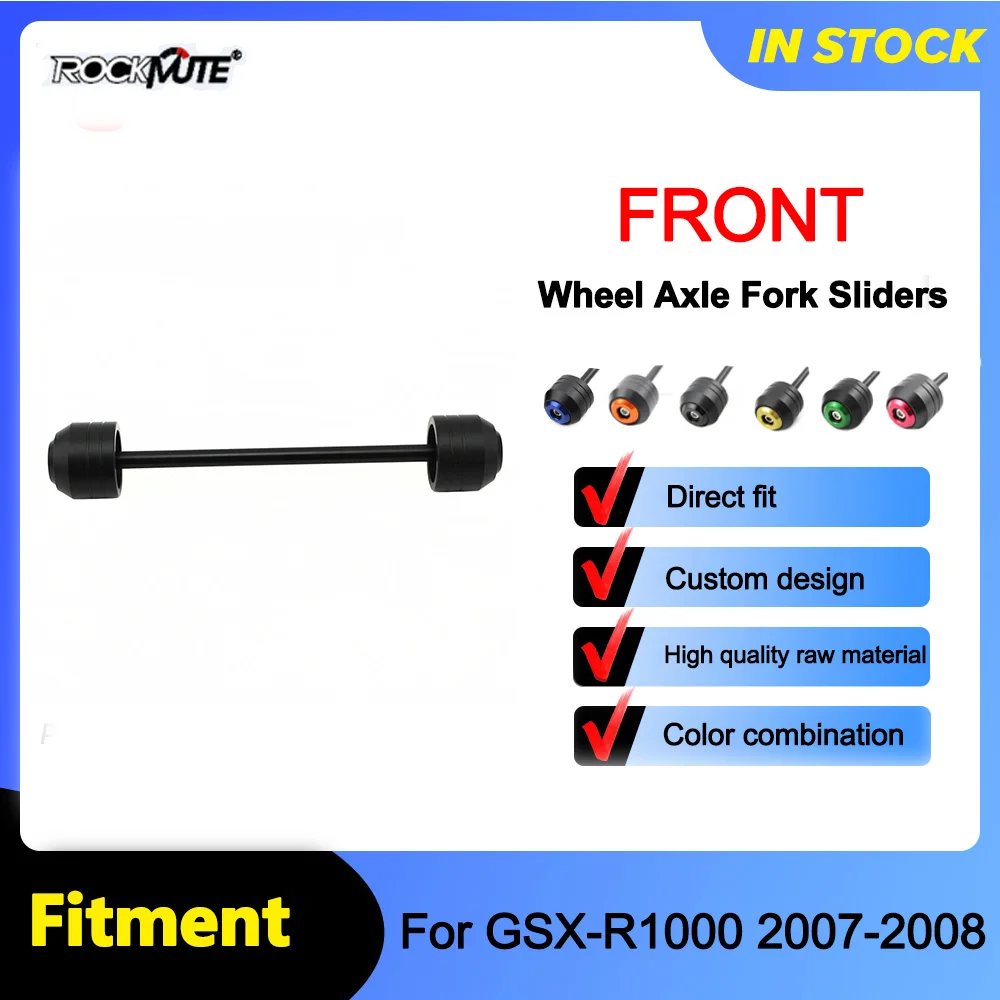 Front Axle Fork Crash Slider For SUZUKI GSX-R1000 GSXR1000 GSXR 1000 2007-2008 Motorcycle Accessories Swing Arm Wheel Protector
Front Axle Fork Crash Slider For SUZUKI GSX-R1000 GSXR1000 GSXR 1000 2007-2008 Motorcycle Accessories Swing Arm Wheel Protector